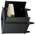 thumbnail image 4 of 24 in. Single Wooden Vanity  Dark Gray Finish Cabinet Only, 4 of 9