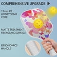 thumbnail image 2 of Pickleball Paddles Set Of 2, Fiberglass Surface, Butterfly, Spring Print, 4 Balls & Bag, 2 of 5