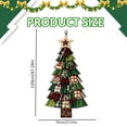 thumbnail image 3 of Torqee Oversized DIY Quilted Christmas Tree Kit Beginner-Friendly Christmas Fabric Sewing Craft Set DIY Fabric Craft Patchwork for Front Door and Living Room Decor Gift for Craft Lovers,Style-C, 3 of 7