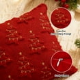 thumbnail image 2 of Sanmadrola Christmas Pillow Covers Soft Fluffy Pillowcases for Home Decor Winter Holiday Cushion Cases for Sofa Couch Bedroom Living Room Xmas Decoration 18x18 Red Christmas Tree, 2 of 7