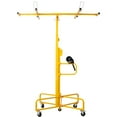 thumbnail image 3 of Drywall Lift Panel 13' Lift Drywall Panel Hoist Jack Lifter Jack Rolling Caster Wheel Sheetrock Drywall Lift Construction Tools,150-lb. Capacity, 4ft. x 16ft. Max. Sheet Size ,yellow,, 3 of 20
