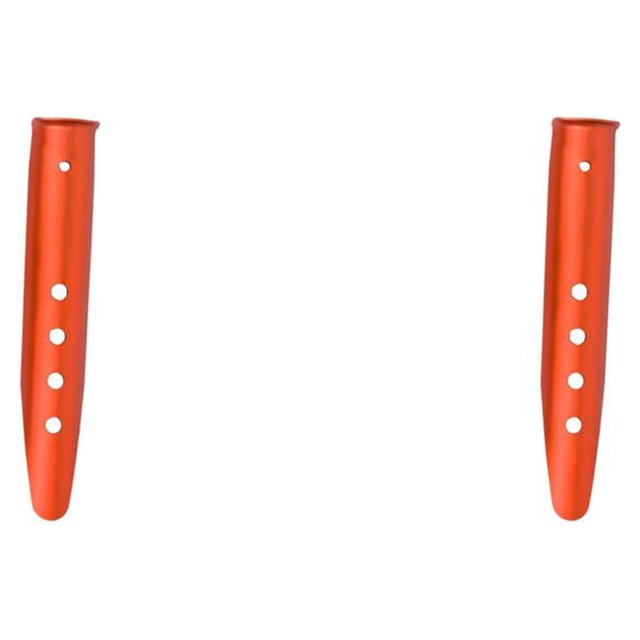 Yuarrent Paquete de 4 estacas para tienda de campaña, estacas en forma de U para exteriores, 9 pulgadas, portátil, para llevar, mochilero, Type2 NO2