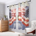thumbnail image 6 of American Flag Sky Blackout Curtains Thermal Insulation 63 inch Grommet for Bedroom Living Room Bathroom Kitchen Windows 2 Pack, 6 of 6