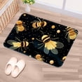 thumbnail image 5 of Bee Non-Slip Polyester Bath Rug, Machine Washable Area Rugs for Bathroom and Chair Rug, 5 of 6