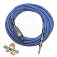 thumbnail image 5 of Speakon to 1/4" Male Cables (2 Pack) by Fat Toad 25 ft Professional Pro Audio Blue DJ Speaker PA Cord with Twist Lock Connector 12 AWG Wire for Impeccable Studio Recording & Stage Performance Gear, 5 of 14