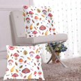 thumbnail image 6 of Mushrooms and Colorful Leaves Throw Pillow Covers Pillowcases 18 x 18 Inch Home Decor 2 Packs for Bedroom Sofa, 6 of 6