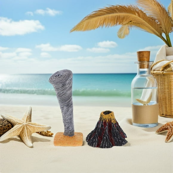 WHAMVOX Assorted Color Artificial Volcano Eruption Toy for Kids Interactive Natural Disaster Science Kit Home Use 2Pcs