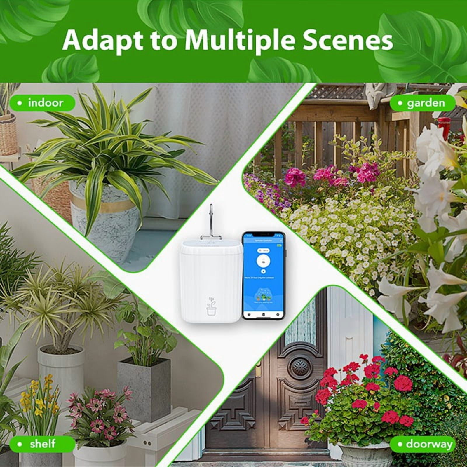 WIFI Intelligent Watering Device Pump Timed Automatic Drip Irrigation System Remote APP Controller for Garden Terrace