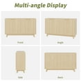 thumbnail image 2 of Buffet Bahut avec Rangement, Crédence Moderne Cannelée avec Tablettes Ajustables, Table Console en Bois pour Salon, 2 of 10