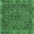 thumbnail image 1 of Ahgly Company Indoor Square Persian Emerald Green Traditional Area Rugs, 3' Square, 1 of 4