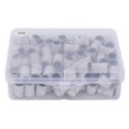thumbnail image 1 of Lot de 100 bandes abrasives pour nail art, professionnelles, pour manucure, outils de salon de manucure, blanc, 240#, 1 of 4