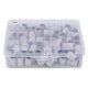 thumbnail image 1 of Lot de 100 bandes abrasives pour nail art, professionnelles, pour manucure, outils de salon de manucure, blanc, 240#, 1 of 4