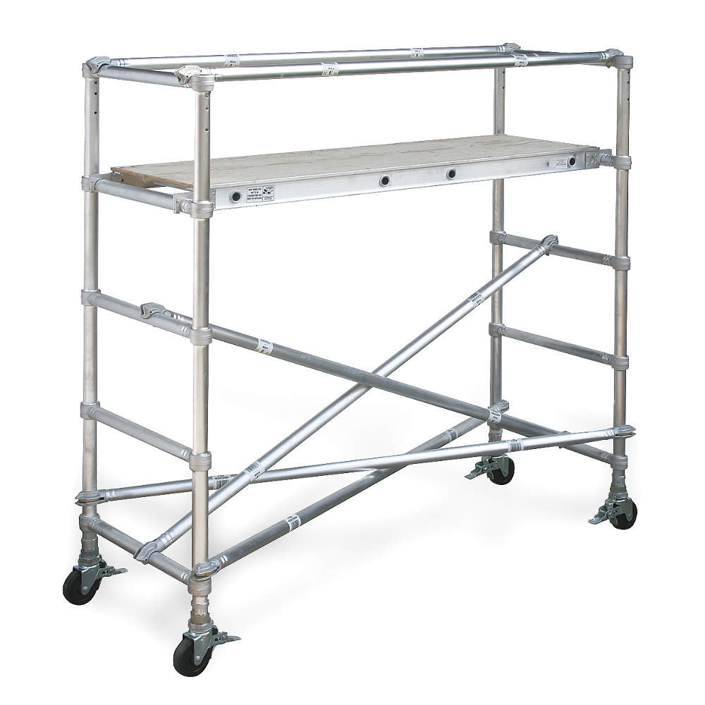 WERNER Scaffold Tower,7-1 2 ft. H,Aluminum 4101 by Werner