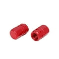 thumbnail image 4 of 8pcs Red Tire Stem Valve Caps Car Dustproof Hexagon Shape Aluminium Alloy Tire Cap, 4 of 5