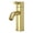 Brushed Gold, variant on Pfister Lg42-Np0 Contempra 1.2 GPM Single Hole Bathroom Faucet - Gold