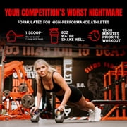 PROSUPPS Hyde Nightmare Pre-Workout Powder Energy Drink (30 Servings, Black N Blueberry)