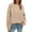 Light Brown, variant on Crew Neck Sweatshirts for Women, Soft Fleece Oversize Long Sleeve Pullover for Fall Winter Loungewear Light Brown L