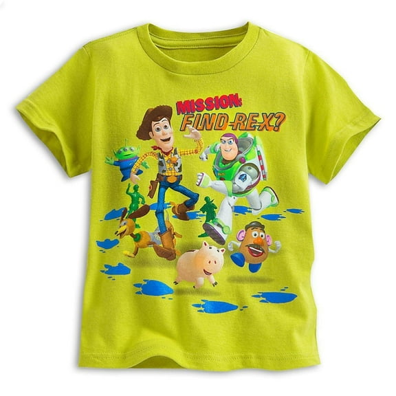 Disney Toy Story Buzz Lightyear Woody Short Sleeve T Shirt Boy Size 4