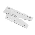 thumbnail image 1 of Cergrey 1pc Stainless Steel Screw Thread Gauge 29 Degree Grinding Gage Inspection Tool,Thread Gauge, Thread Inspection Tool, 1 of 7