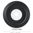 thumbnail image 2 of Metal Tub Spout Cover Ring with Foam Gasket, Stainless Steel Bathtub Faucet Trim Plate, Wall-Mounted Spout Escutcheon, Pipe Cover Collar for Bathroom Remodeling, Gap Concealing & Plumbing Repair Use, 2 of 2