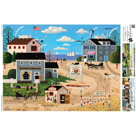 Buffalo Games 1000-Piece Charles Wysocki Nantucket Breeze Adult Interlocking Jigsaw Puzzle