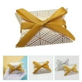 thumbnail image 4 of CIMAXIC Wedding 50Pcs Party Favors Boxes with Ribbons Wedding Party Favor Boxes Wedding Decoration,3.54"X2.56"X0.98", 4 of 5