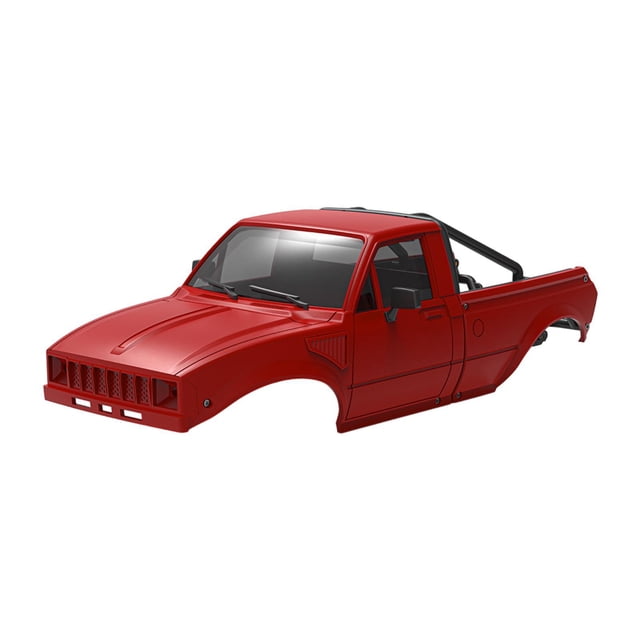 lionlar Pickup Hard Body Frame with Bed Rack Practical Replacement Easy Installation Red