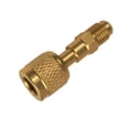 thumbnail image 1 of Adaptador de latón R32 R454B, rosca inversa hembra de 1/4 de pulgada a macho de 1/4 de pulgada, para, 1 of 5