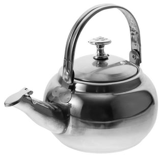Large Capacity Stainless Steel Teapot Kettle Stovetop Whistling Tea Kettle, Size: 23x21cm