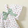 thumbnail image 6 of 3T Baby Girls Clothes 4T Girls 2PCS Summer Outfits Set Toddler Girls Short Sleeve Top Shorts Set White, 6 of 9