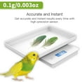 thumbnail image 2 of 11lbs/0.1g Pet Scale for Small Animal, Whelping Scale, Guinea Pig Weighing Scale, High Precision 0.003oz, Suitable for All Newborn Pets, Kittens, Turtles, Insect, 2 of 12
