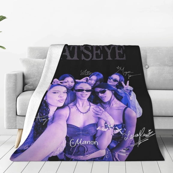 K-At-Seye Fleece Blanket Super Soft Cozy Throw Blanket 50"X40", Lightweight Fuzzy Comfy Flannel Blanket Warm Plush Throw Blankets For Couch, Sofa, Bed