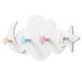 thumbnail image 1 of Plastic Star Cloud Hook Clothes Storage Hanger Rack Wall Kid Bedroom Decor, 1 of 7