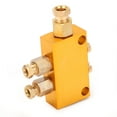thumbnail image 1 of Adjustable Brass Lube Piston Separator Divider Valve Lubrication System TKType Oil Distributor Machinery, 1 of 7