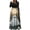Dress16-Purple, variant on LEKWK Halloween Dresses for Women Graphic Print Long Sleeve Maxi Dress Crewneck Vintage Funny Holiday Party Cosplay Medieval Dress