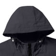 thumbnail image 5 of Zenithor Men's Sun Protection Jacket Lightweight Hooded Breathable Quick Dry Outdoor Windbreaker Running Coats Black(S-4XL), 5 of 6