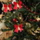 thumbnail image 4 of Decoraciones navideñas de 10 piezas colgantes de Navidad Bowknot Bell Pendiente de Navidad Ornamentos colgantes, 4 of 5
