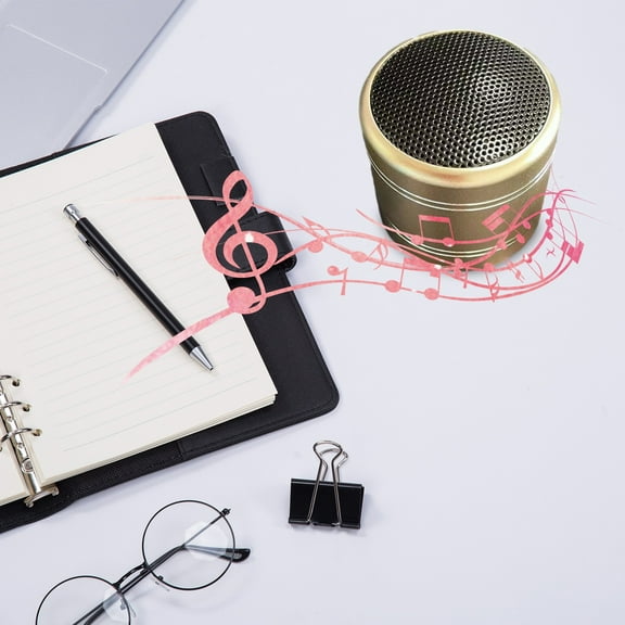 QTOCIO Bluetooth Speaker, M5 Metal Bluetooth Speaker Series High Volume Small Steel Speakers Mobile Phone Wireless Outdoor Desktop Portable Small Speaker