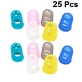 thumbnail image 4 of 25Pcs Durable Guitar Fingertip Protectors Silicone Finger Guards for Ukulele Beginner(Mixed), 4 of 9