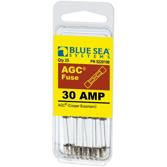 Blue Sea - 5220100-BSS - Fuse AGC 30A Pack 25 - (Pack of 1)