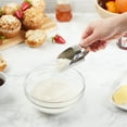 thumbnail image 3 of Vintage Mini Scoop, Stainless Steel, Dishwasher Safe, 3 of 3