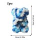 thumbnail image 2 of 1pc Artificial Rose Bear, Romantic And Cute Teddy Bear Made Of Foam Roses For Women, As Birthday, Mother's Day Or Other Occasions Gift (without Gift B, 2 of 4