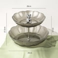 thumbnail image 4 of 2/3Layer Food Storage Tray Wedding Table Decoration Candy Snack Plate Cake Stand, 4 of 9
