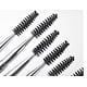 thumbnail image 3 of 2 cepillos para rímel, cepillos para cejas y pestañas, aplicadores de varitas para rímel, cepillos para ojos, cepillos cosméticos portátiles con tapa para viajes, blanco, 3 of 5