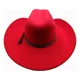 thumbnail image 4 of Sombrero Vaquero Moda Texana 100% Lana Unisex Horma Elegante, 4 of 6