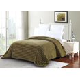thumbnail image 1 of Home Soft Things Super Mink Faux Fur Blanket, 118" x 95", Olive, 1 of 4