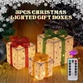 thumbnail image 4 of Caja de regalo decorativa Matsuzay adornos navideños luces LED, 4 of 6