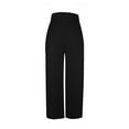 thumbnail image 5 of XuJwPNcy Palazzo Pants for Women Comfy Wide Leg Flowy Pants with Pockets Pleated Vacation Lounge Trousers, 5 of 6