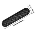 thumbnail image 2 of KONTONTY 6 Pcs Grille de Ventilation Ovale à Persiennes Noire Réglable pour Sécheuse pour Armoire, 2 of 8