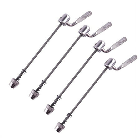 4 x Quick Release Rear Wheel Skewers-Silver